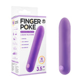 Finger Poke 3.5 Inch Vibrating Bullet Purple Purple Finger Stimulator